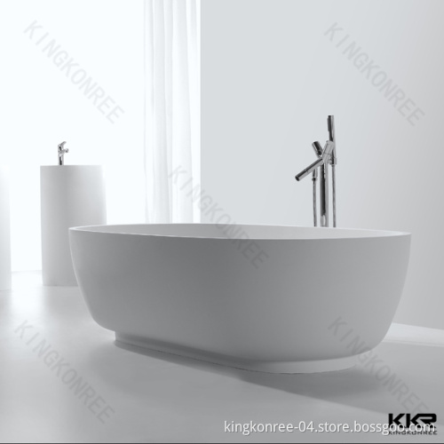 Kkr Manufacturer Cast Solid Surface Bathtub, Stone Resin Bathtub